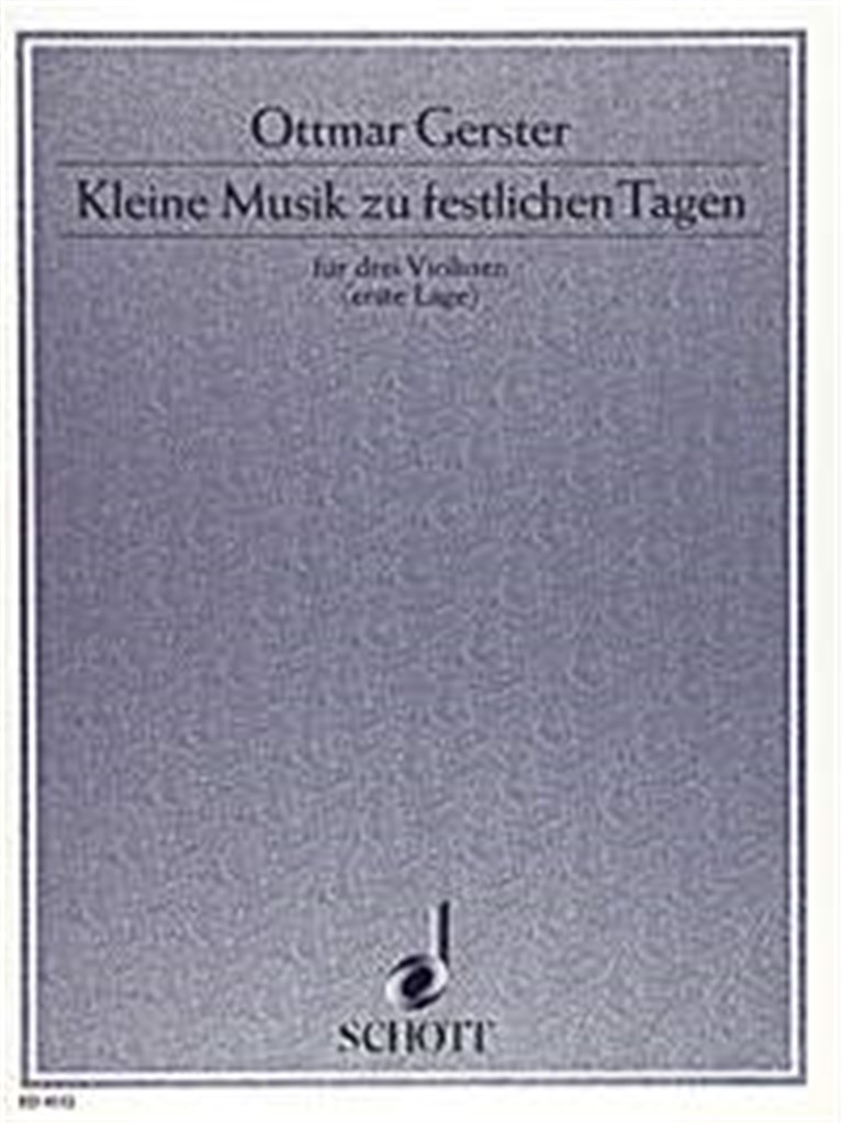Kleine Musik zu festlichem Tag